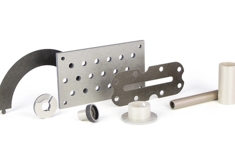 Drawing-based shaped mica components