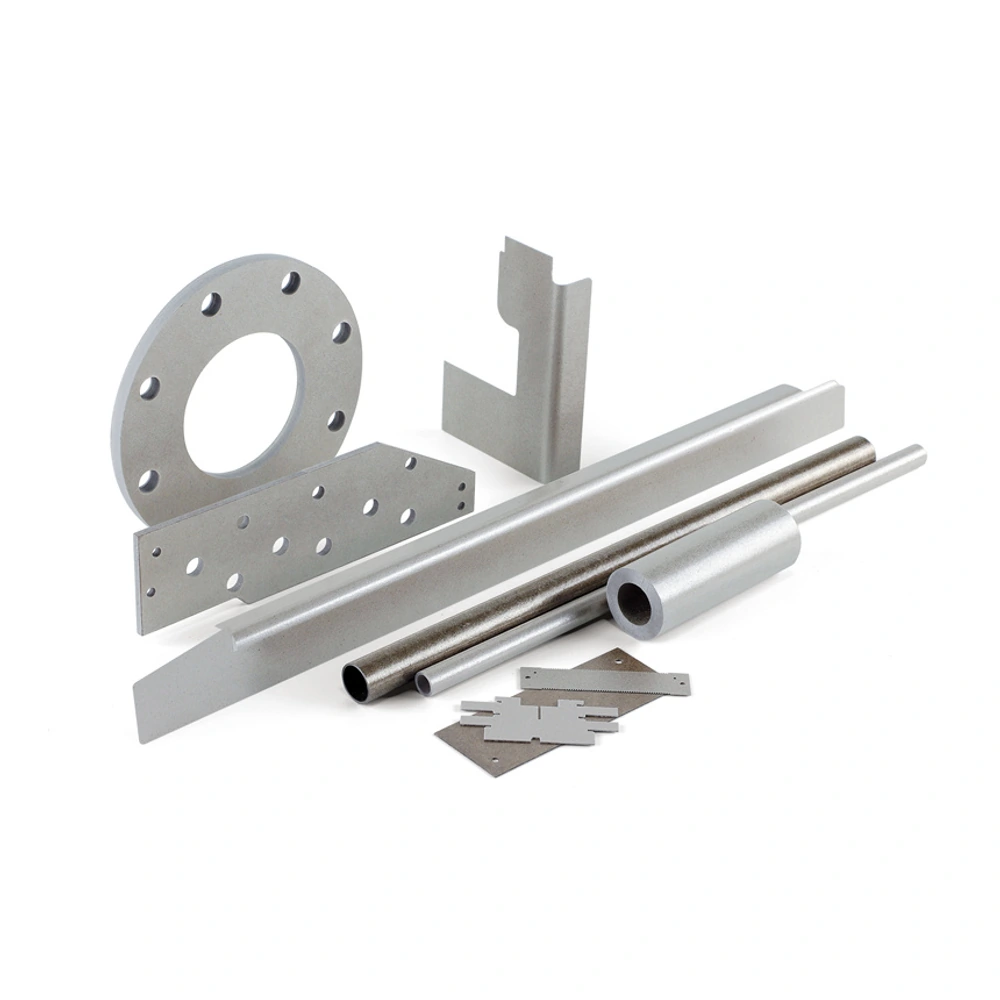 Machined mica parts including a flanged profile and insulating supports
