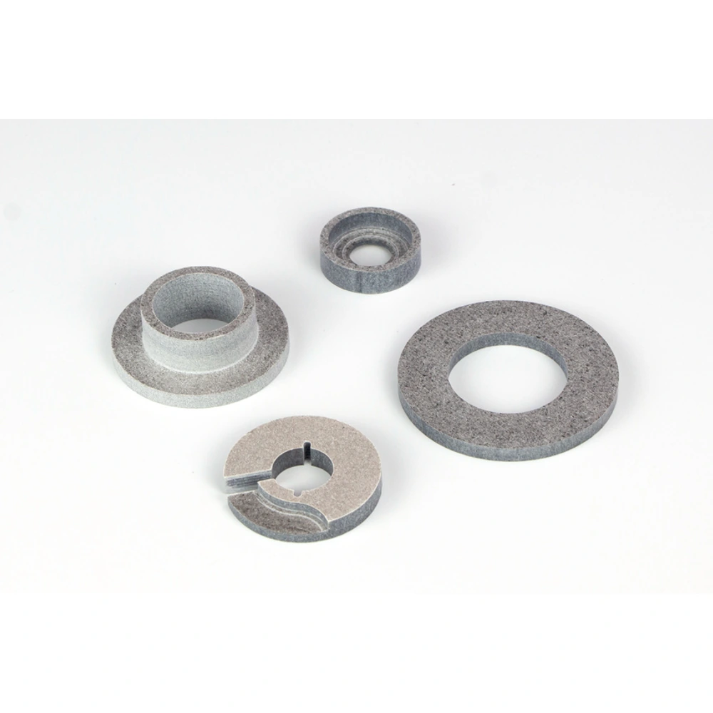 Mica rings and stepped insulating washers